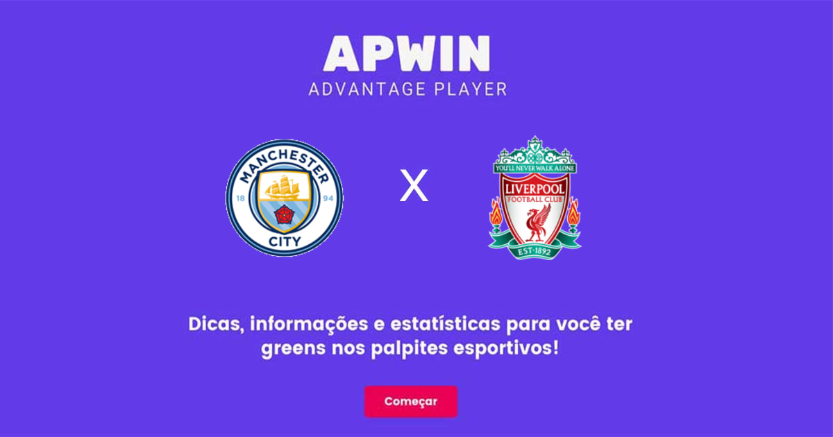 Manchester City x Liverpool Estat&iacute;sticas | 01/04/2023 | APWin
