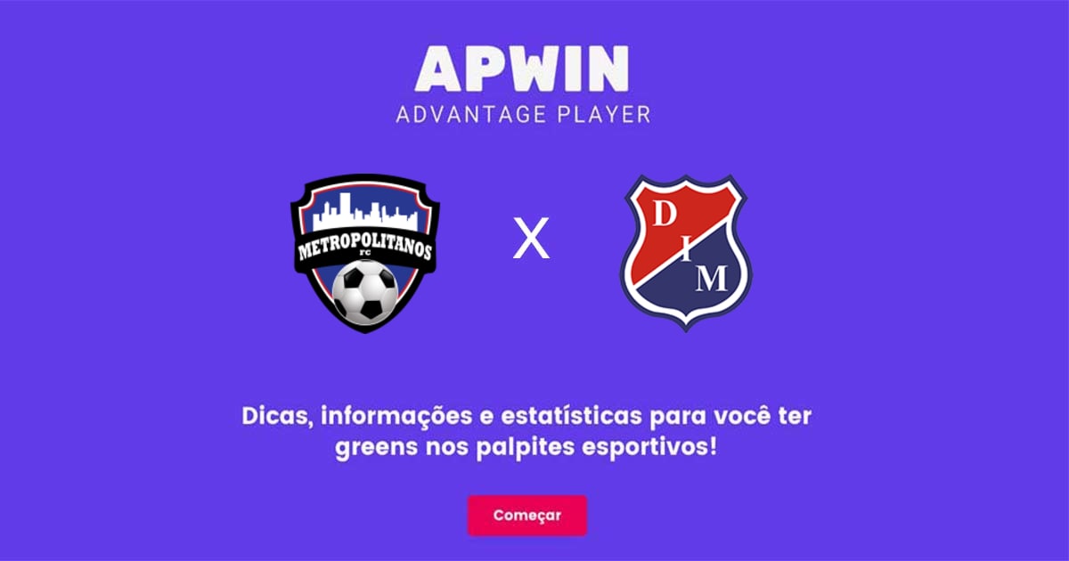 Metropolitanos x Independiente Medell&iacute;n Estat&iacute;sticas | 08/06/2023 | APWin