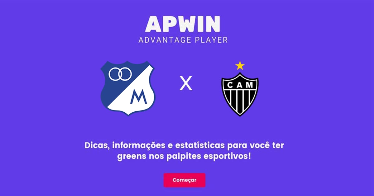 Millonarios x Atlético Mineiro Estatísticas | 08/03/2023 | APWin