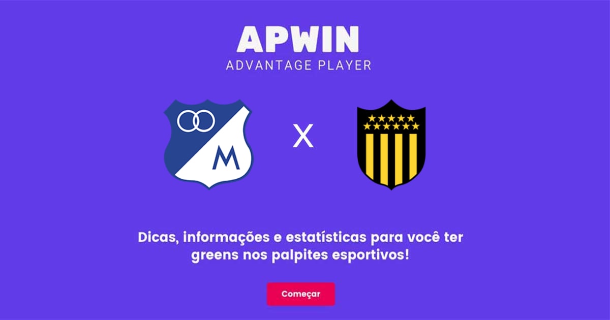 Millonarios x Pe&ntilde;arol Estat&iacute;sticas | 23/05/2023 | APWin