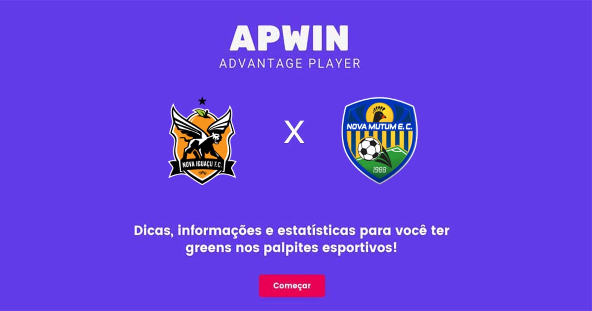 Nova Igua&ccedil;u x Nova Mutum EC Estat&iacute;sticas | 15/03/2023 | APWin