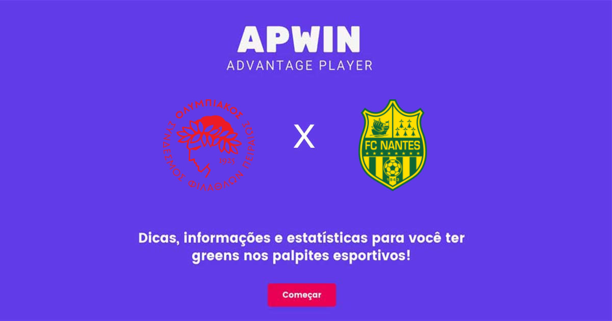 Olympiakos Piraeus x Nantes Estat&iacute;sticas | 03/11/2022 | APWin