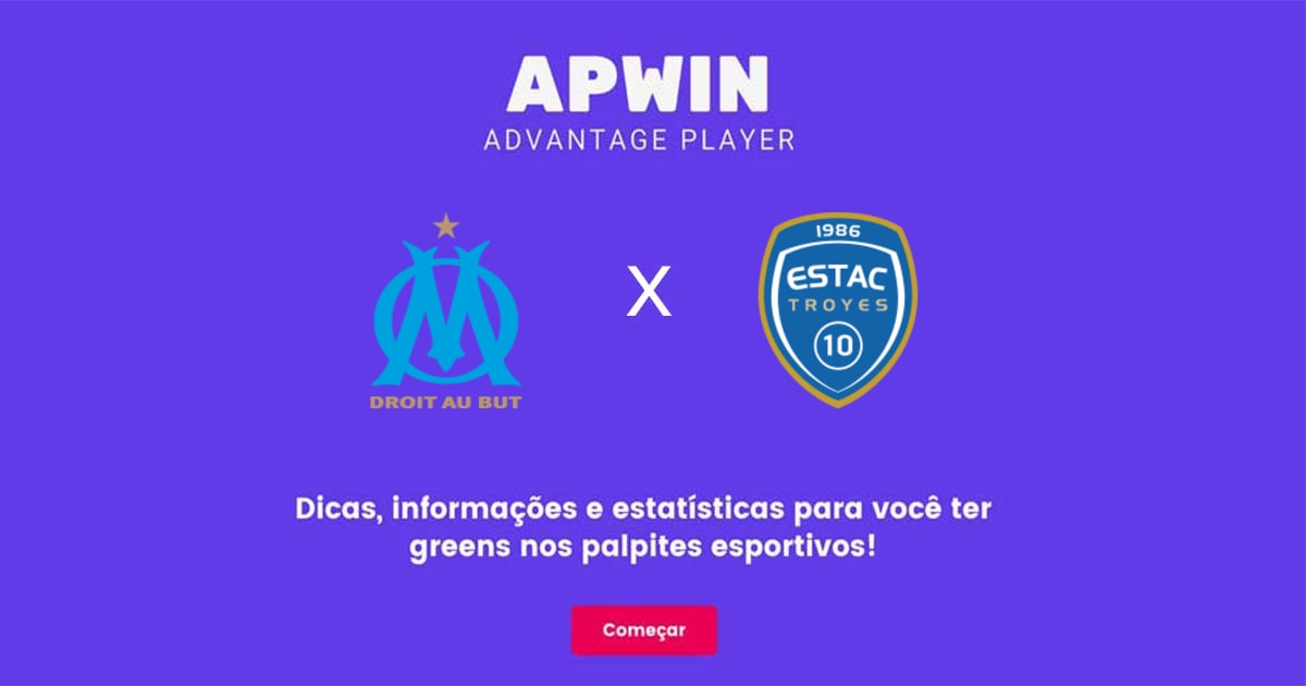 Olympique Marseille x Troyes Estat&iacute;sticas | 16/04/2023 | APWin