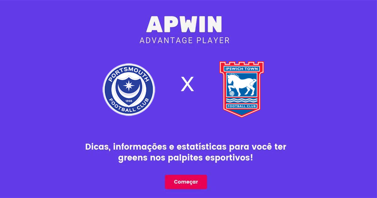 Portsmouth x Ipswich Town Estat&iacute;sticas | 29/12/2022 | APWin