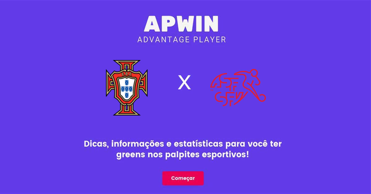 Portugal x Su&iacute;&ccedil;a Estat&iacute;sticas | 06/12/2022 | APWin
