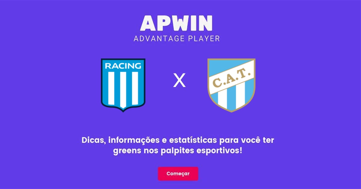Racing Club x Atlético Tucumán Estatísticas | 24/04/2023 | APWin