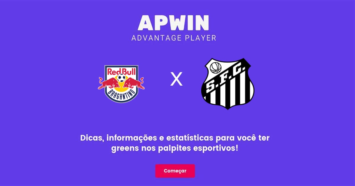 RB Bragantino x Santos Estatísticas | 17/10/2022 | APWin