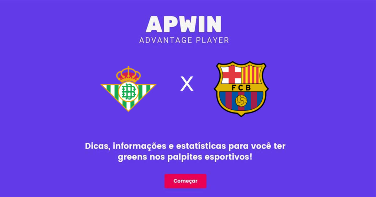 Real Betis x FC Barcelona Estatísticas | 01/02/2023 | APWin