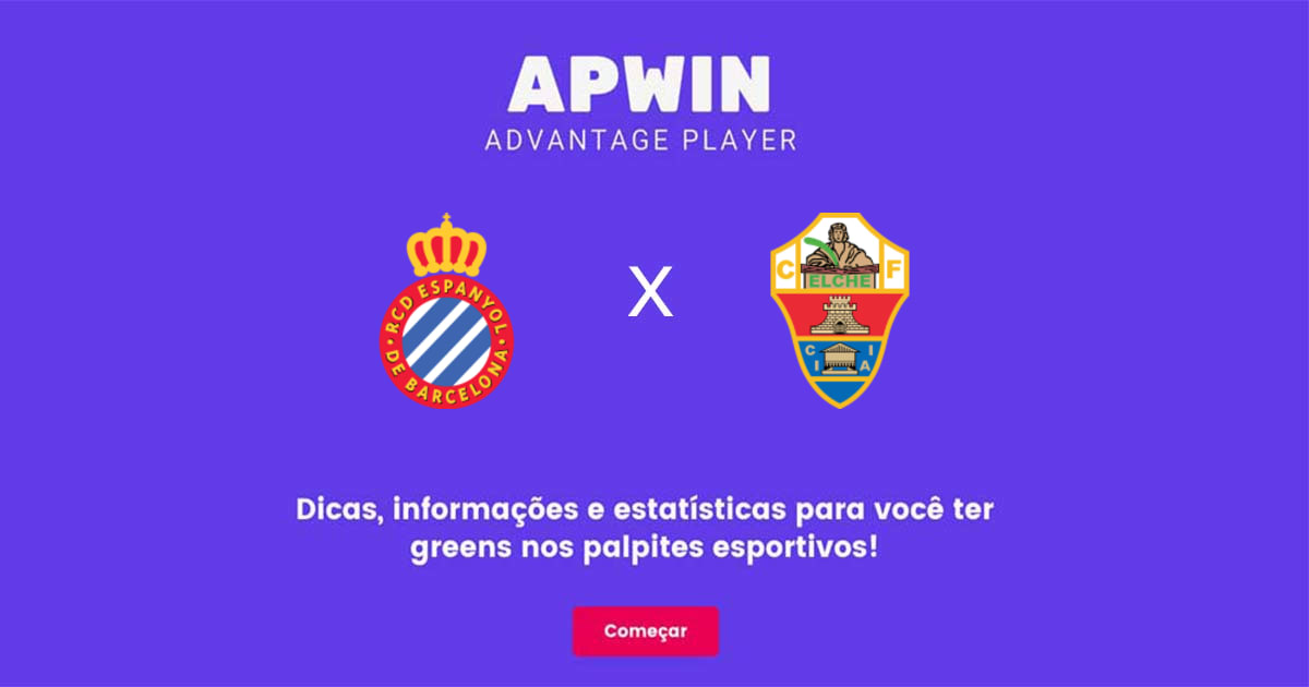 RCD Espanyol x Elche CF Estatísticas | 23/10/2022 | APWin