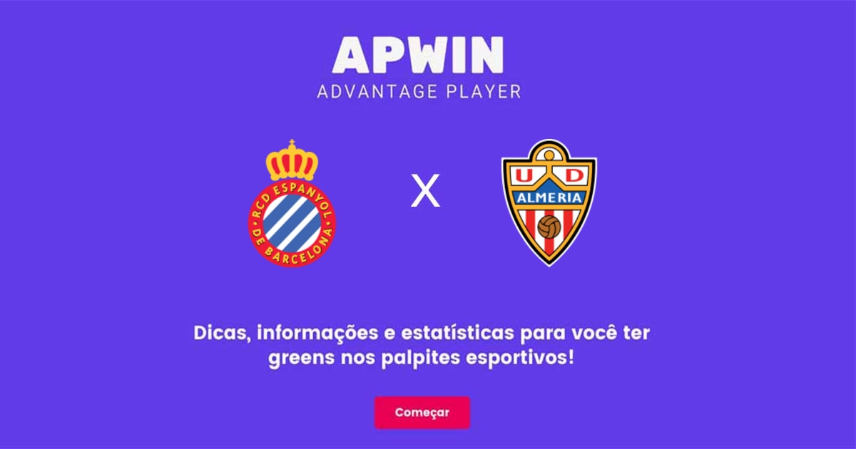 RCD Espanyol x Almería Estatísticas | 04/06/2023 | APWin