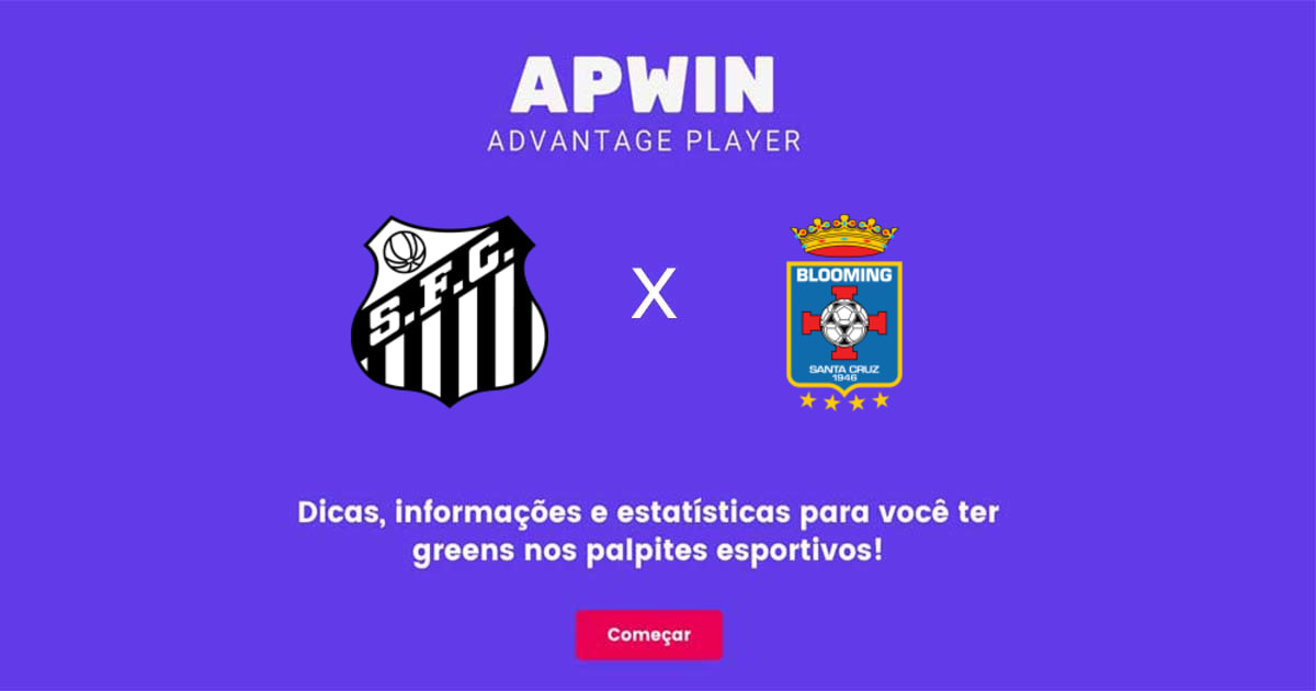 Santos x Blooming Estat&iacute;sticas | 29/06/2023 | APWin
