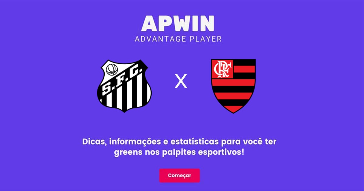 PALPITES FLAMENGO X SANTOS: Já ganhou? Flamengo tem vitória quase