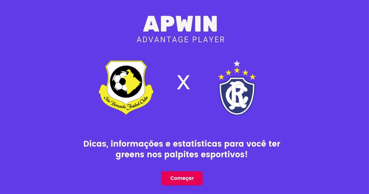 S&atilde;o Bernardo x Remo Estat&iacute;sticas | 04/05/2023 | APWin