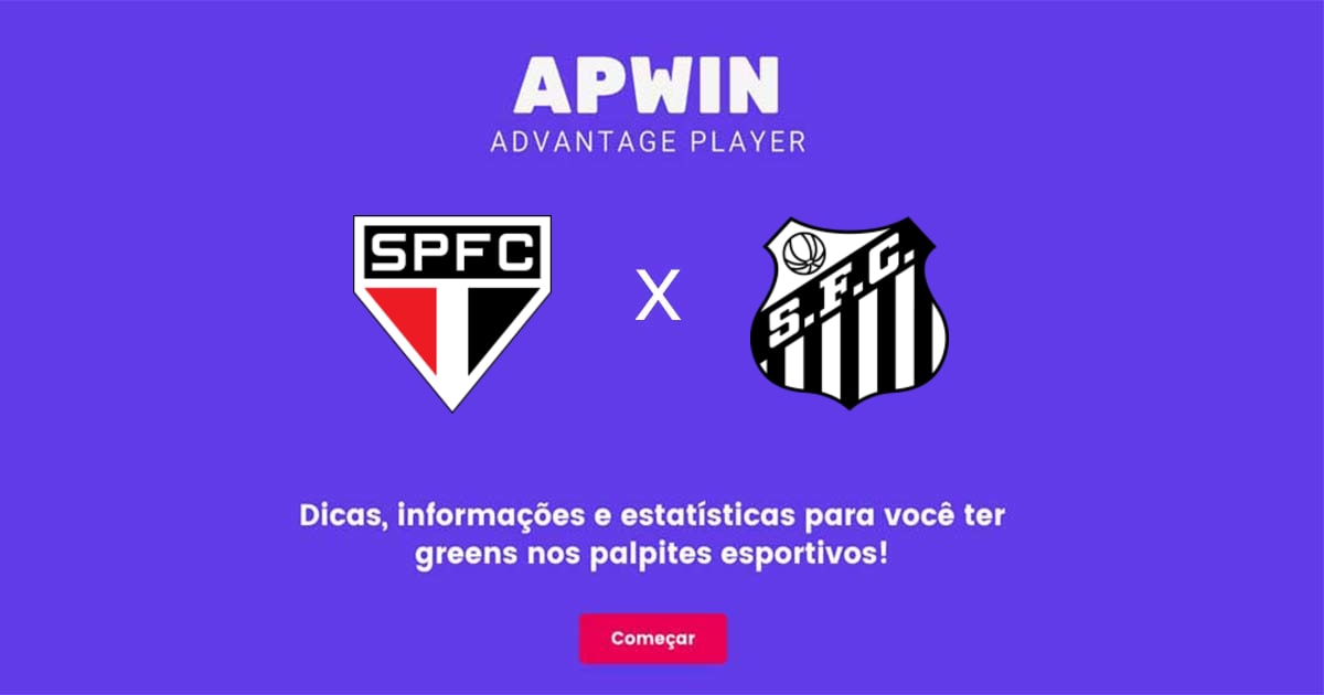 São Paulo x Santos Estatísticas | 12/02/2023 | APWin