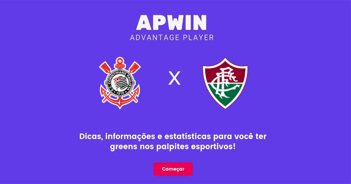 Corinthians x Fluminense Estatísticas | 26/10/2022 | APWin