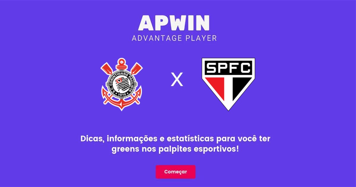 Corinthians x São Paulo Estatísticas | 14/05/2023 | APWin