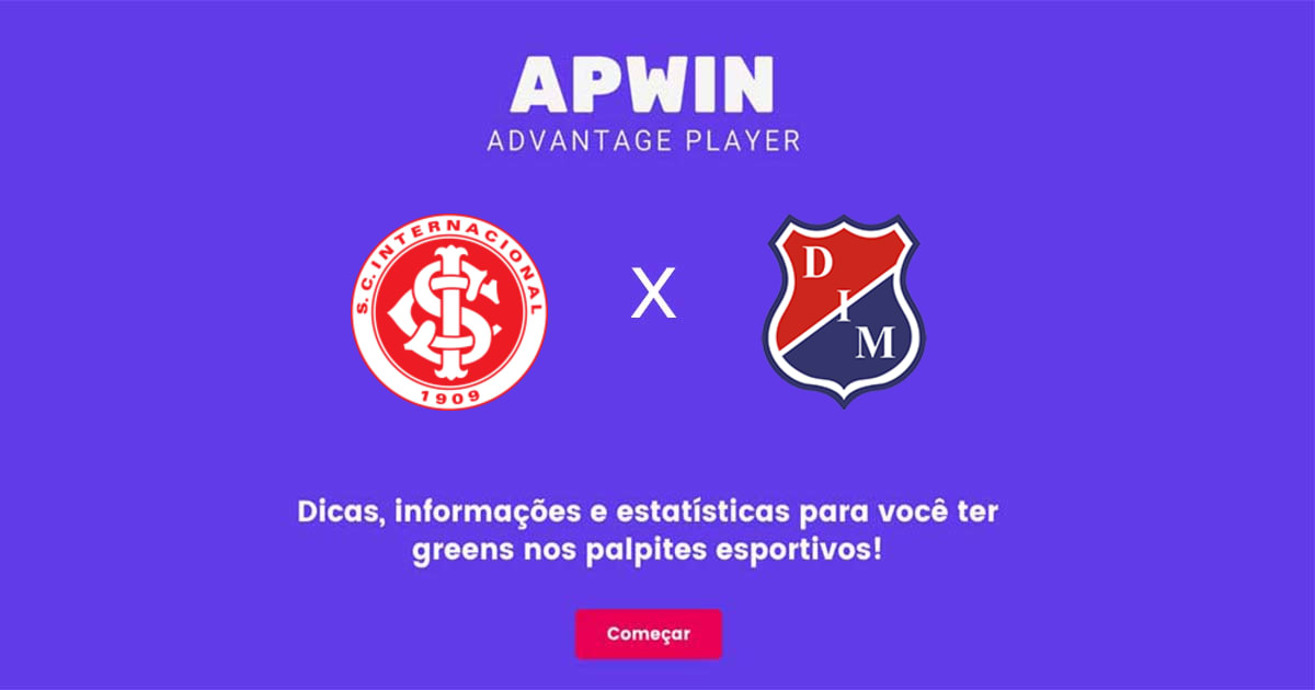 Internacional x Independiente Medell&iacute;n Estat&iacute;sticas | 28/06/2023 | APWin