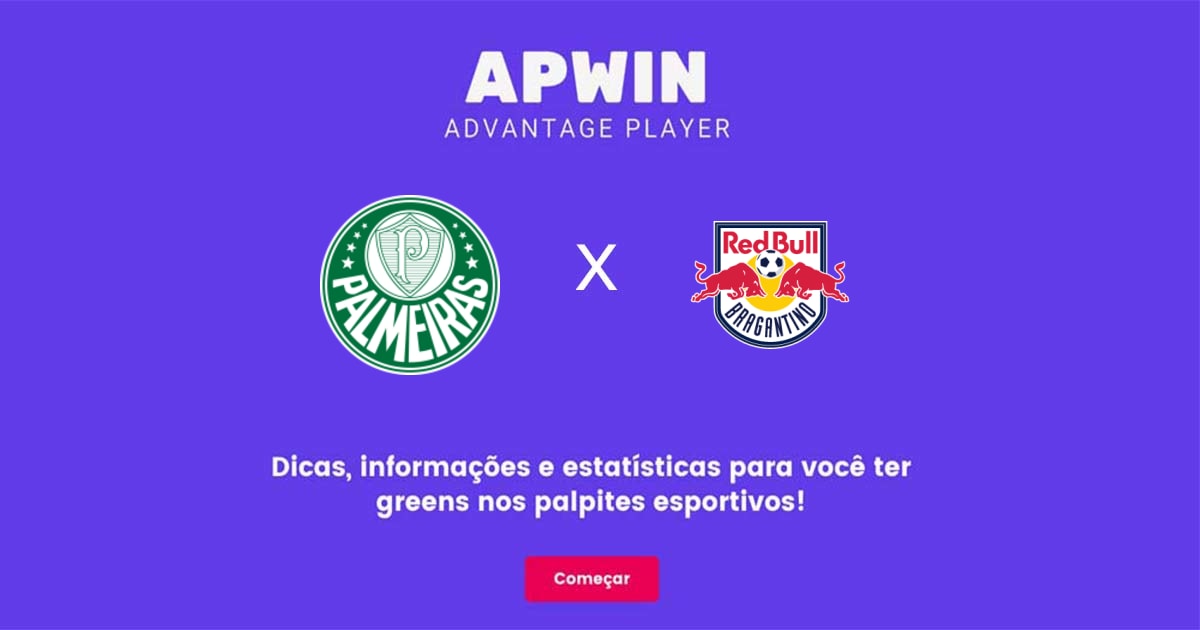Palmeiras x RB Bragantino Estatísticas | 22/02/2023 | APWin