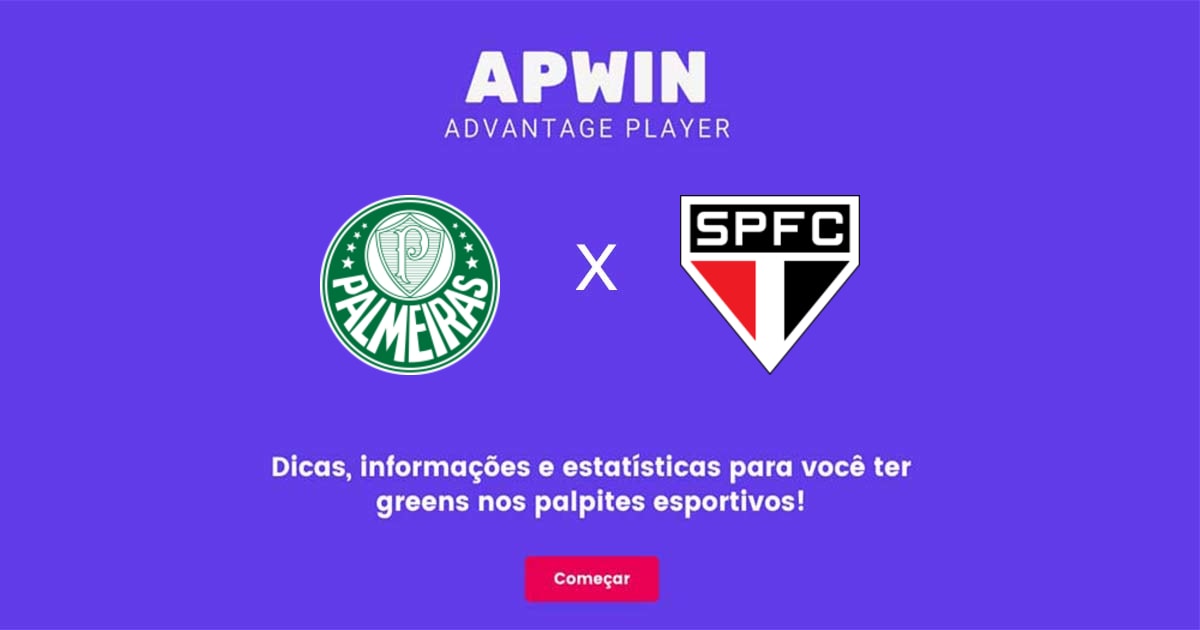 Palmeiras x São Paulo Estatísticas | 16/10/2022 | APWin