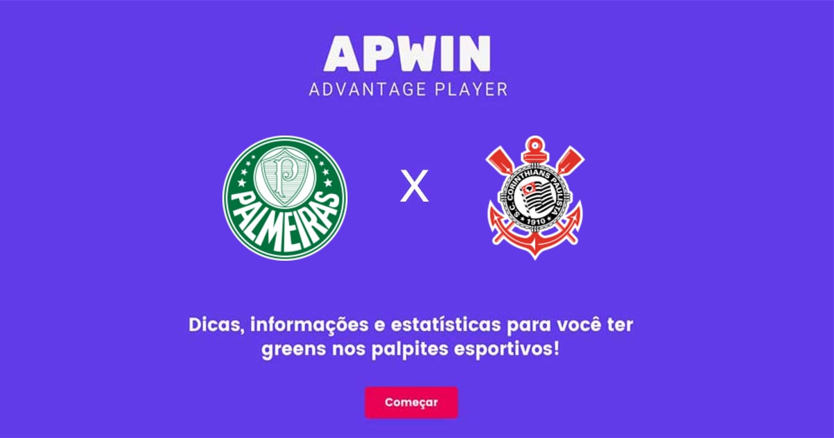 Palmeiras x Coritnhians Dicas de Apostas - Serie A 29/04/2023