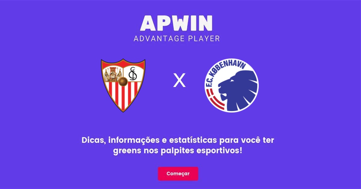 Sevilla FC x K&oslash;benhavn Estat&iacute;sticas | 25/10/2022 | APWin