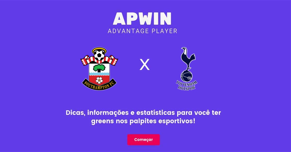 Southampton x Tottenham Hotspur Estatísticas | 18/03/2023 | APWin