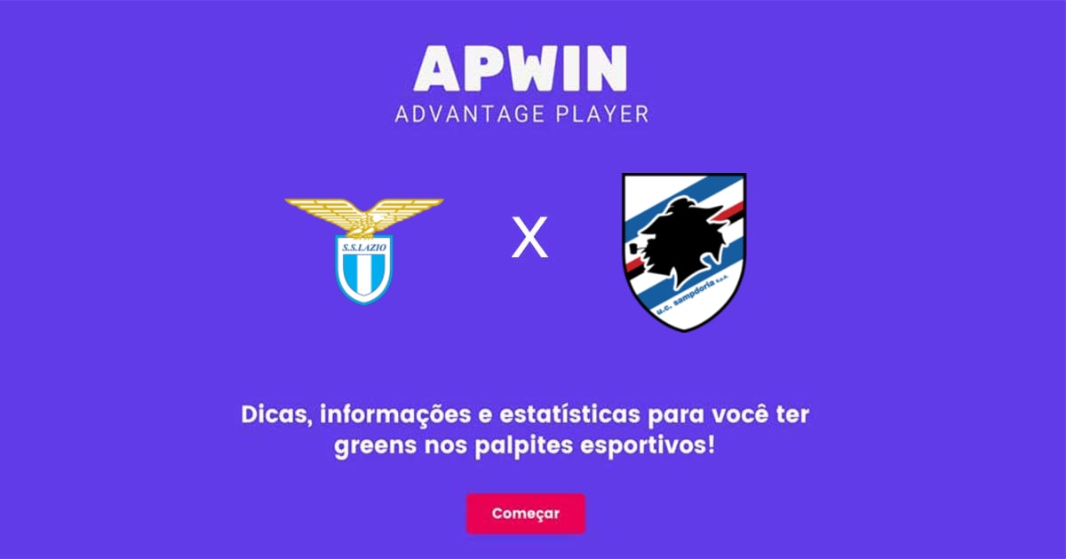 Lazio x Sampdoria Estat&iacute;sticas | 27/02/2023 | APWin