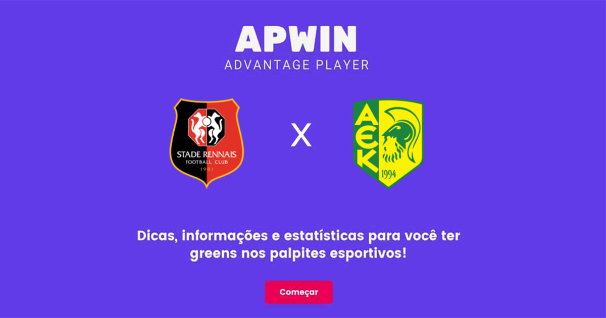 Rennes x AEK Larnaca  Estat&iacute;sticas | 03/11/2022 | APWin
