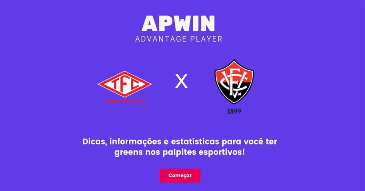 Palpite Tombense x Vitória 06/06/2023 Brasileirão Série B APWin