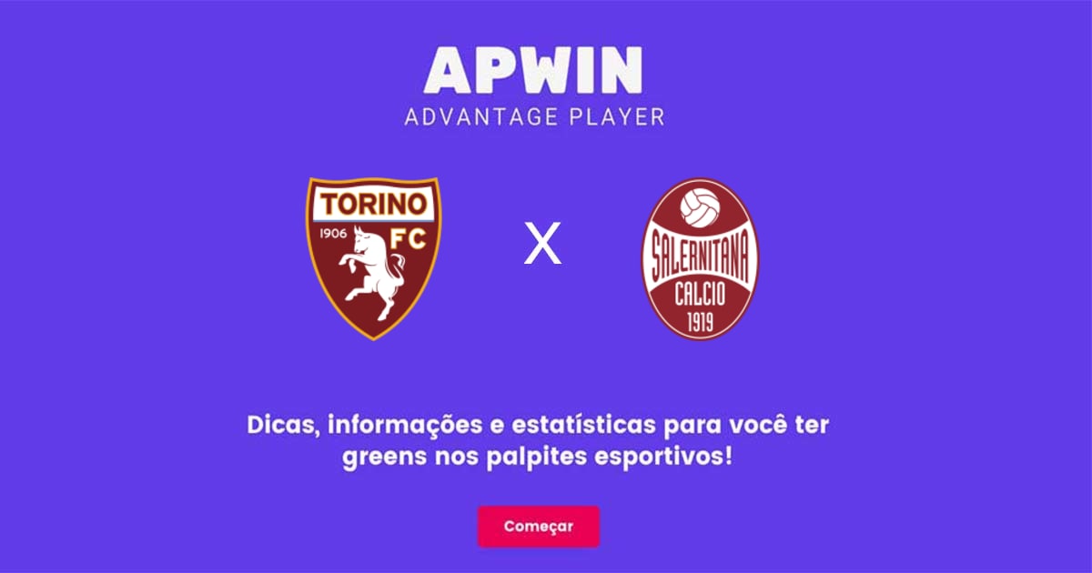 Torino x Salernitana Estat&iacute;sticas | 16/04/2023 | APWin