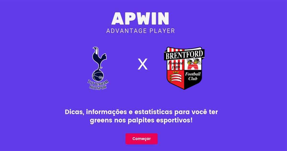 Tottenham Hotspur x Brentford Estat&iacute;sticas | 20/05/2023 | APWin
