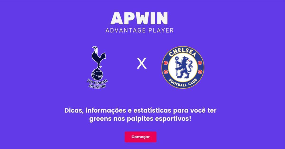 Tottenham Hotspur x Chelsea Estat&iacute;sticas | 26/02/2023 | APWin