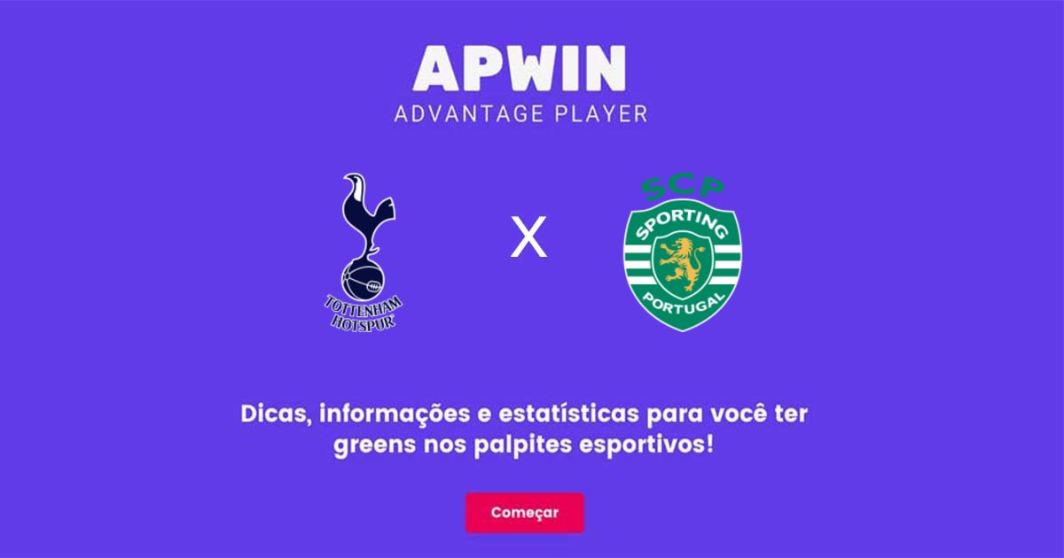 Tottenham Hotspur x Sporting CP Estat&iacute;sticas | 26/10/2022 | APWin