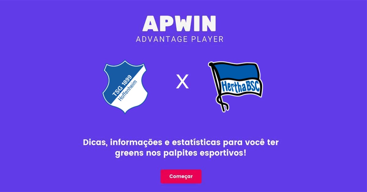 Hoffenheim x Hertha BSC Estat&iacute;sticas | 18/03/2023 | APWin