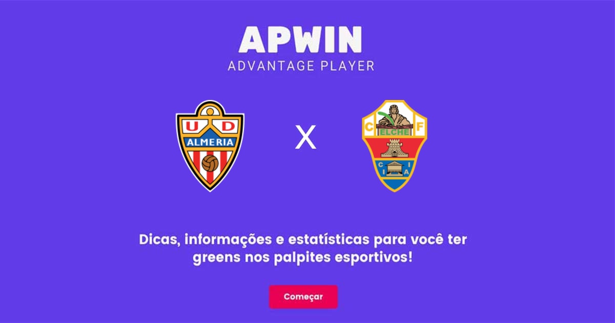 Almería x Elche CF Estatísticas | 02/05/2023 | APWin