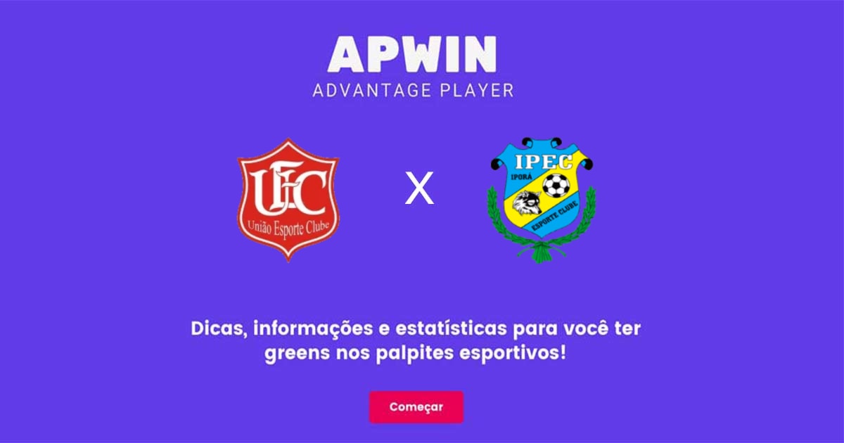 Uni&atilde;o Rondon&oacute;polis x Ipor&aacute; Estat&iacute;sticas | 01/07/2023 | APWin