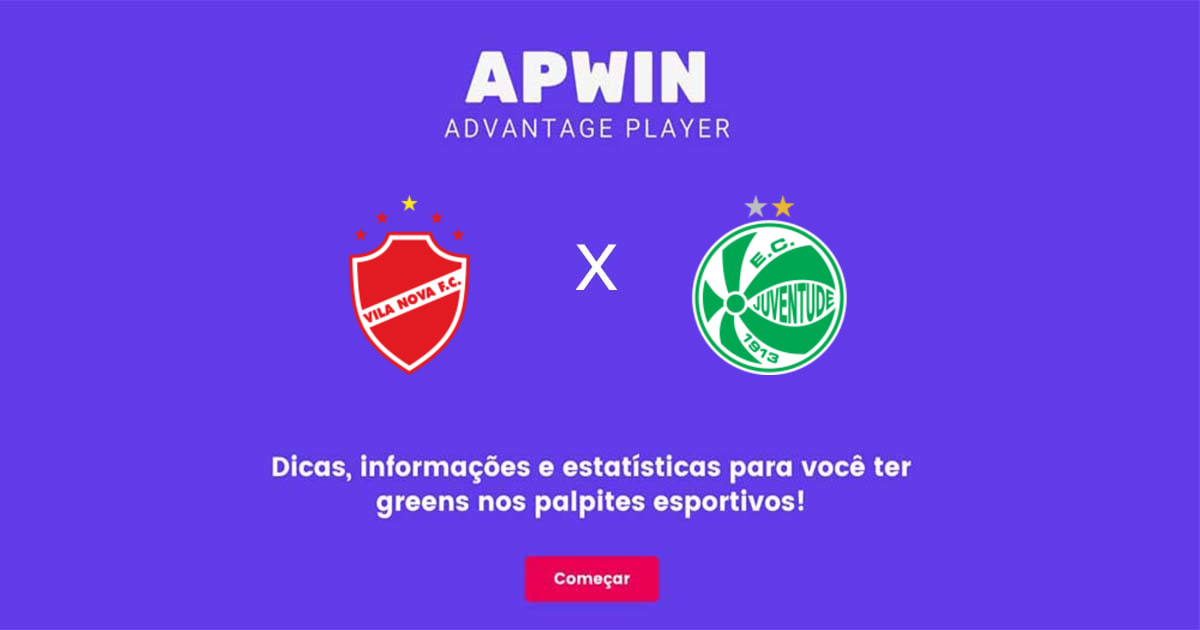 Vila Nova x Juventude Estatísticas | 30/04/2023 | APWin