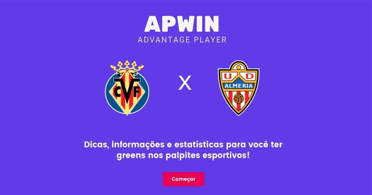 Villarreal x Almería Estatísticas | 23/10/2022 | APWin