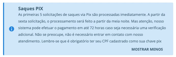 liberação antecipada sportingbet pix