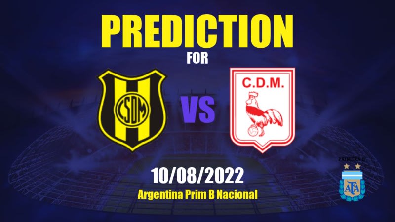 Deportivo Madryn vs Deportivo Morón Betting Tips: 10/08/2022 - Matchday 25 - Argentina Prim B Nacional