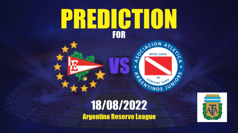 Estudiantes La Plata Res vs Argentinos Juniors Res. Betting Tips: 18/08/2022 - Matchday 14 - Argentina Reserve League