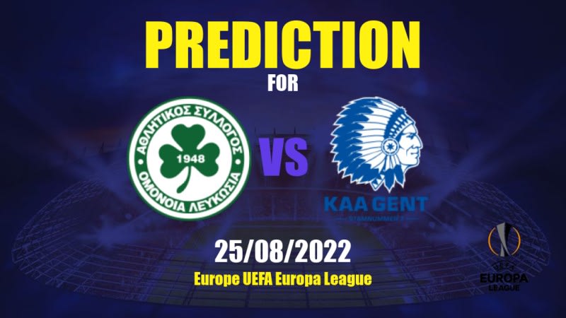 Omonia Nicosia vs KAA Gent Betting Tips: 25/08/2022 - Matchday 0 - Europe UEFA Europa League