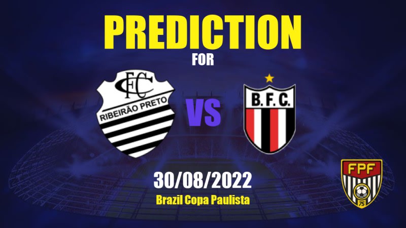 Comercial vs Botafogo SP Betting Tips: 30/08/2022 - Matchday 9 - Brazil Copa Paulista