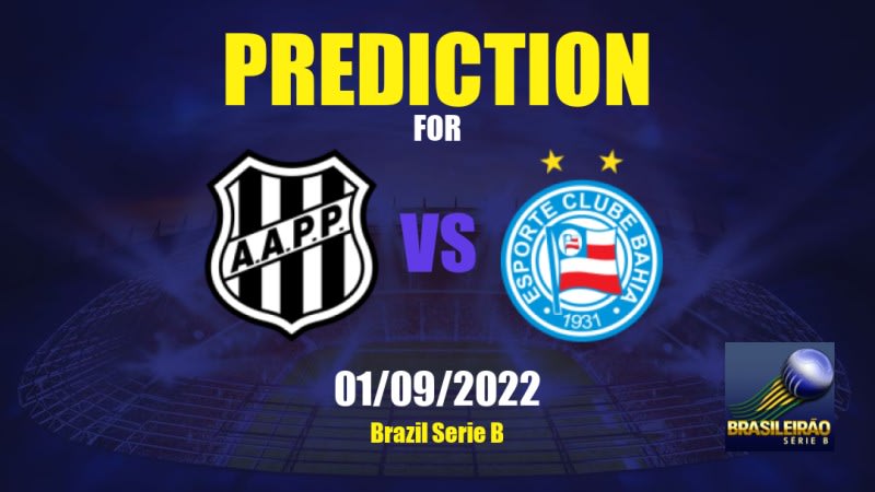 Ponte Preta vs Bahia Betting Tips: 01/09/2022 - Matchday 27 - Brazil Serie B