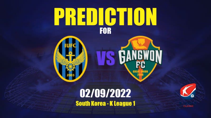 Incheon United vs Gangwon Betting Tips: 02/09/2022 - Matchday 29 - South Korea K League 1