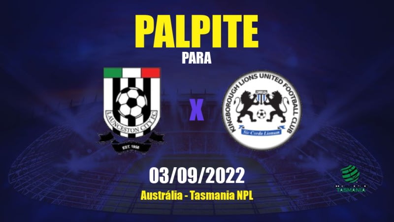 Palpite Launceston City x Kingborough Lions: 15/04/2023 - Tasmania NPL