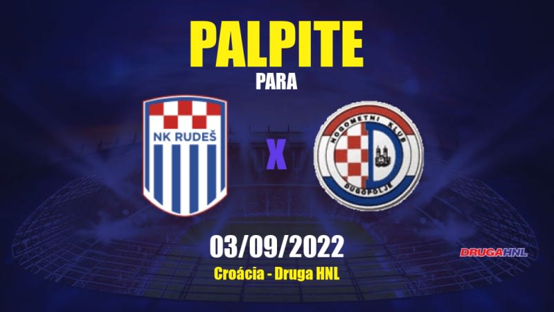 Palpite Rudeš x Dugopolje: 06/05/2023 - 2ª Divisão da Croácia