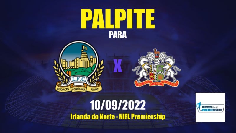Palpite Linfield x Glenavon: 12/11/2022 - Irlanda do Norte NIFL Premiership