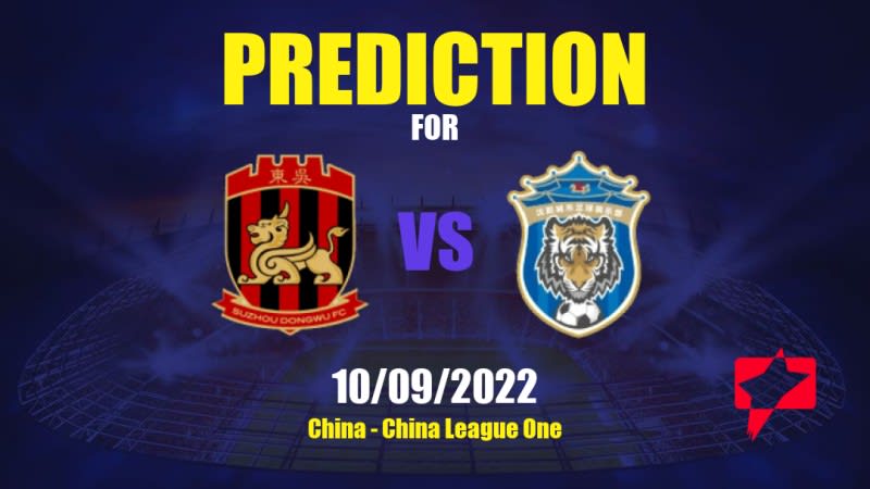 Suzhou Dongwu vs Shenyang Urban Betting Tips: 10/09/2022 - Matchday 20 - China China League One