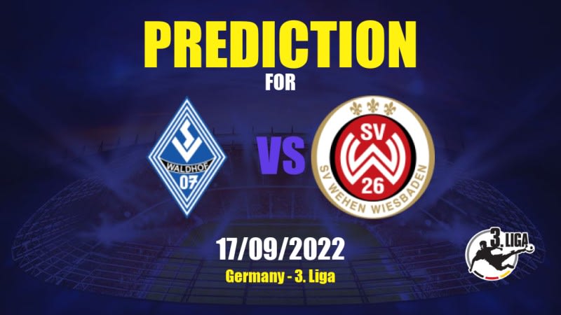 Waldhof Mannheim vs Wehen Wiesbaden Betting Tips: 17/09/2022 - Matchday 9 - Germany 3. Liga